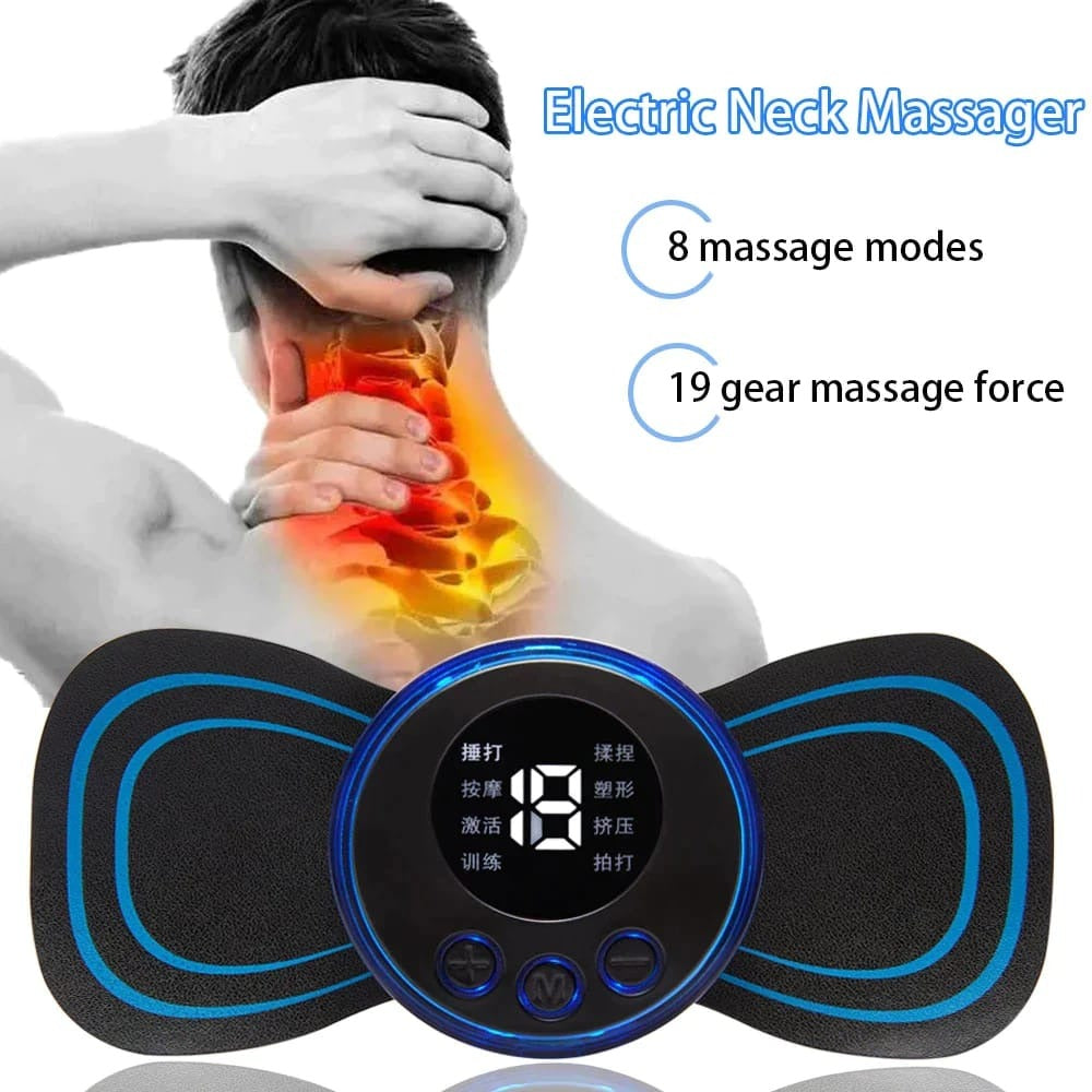 Electric Mini Neck Massager Patch - Rechargeable