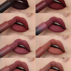12 Pcs Matte Lipsticks- Long Lasting Velvet Finish