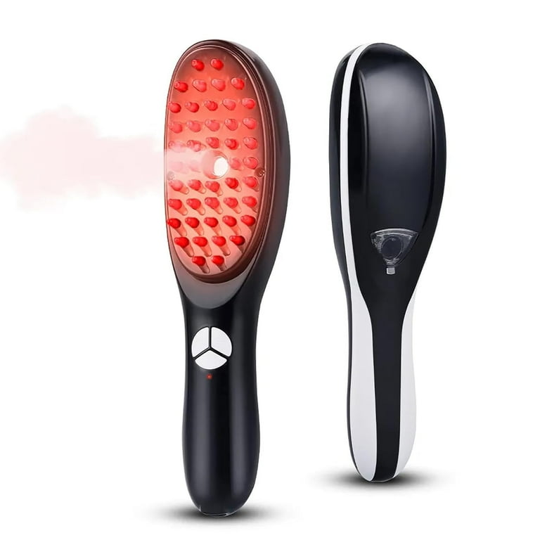 3D Electric Hair Straightener Brush | Massage Head Straightening Comb | Anti Hair Fall