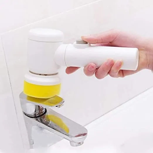 5-in-1 Electric Cleaning Brush- For Kitchen & Bathroom