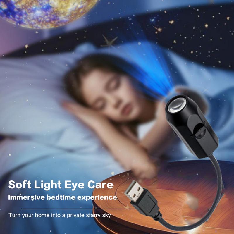 Star Projector Lamp - Moon Planet Galaxy Nebula