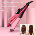 NOVA 2 in 1 Hair Straightener & Curler Review Salon Style at Home