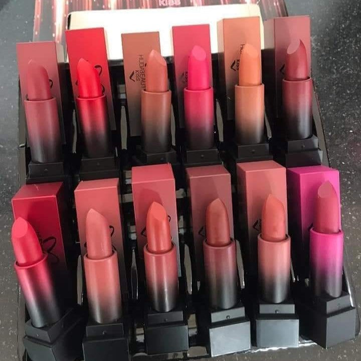 12 Pcs Matte Lipsticks- Long Lasting Velvet Finish