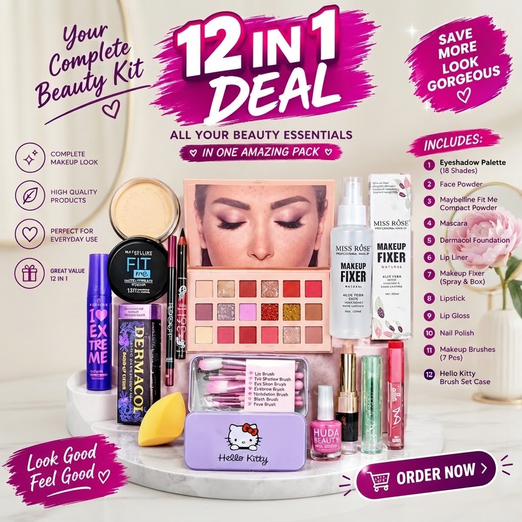 12 in 1 Complete Beauty Deal Kit