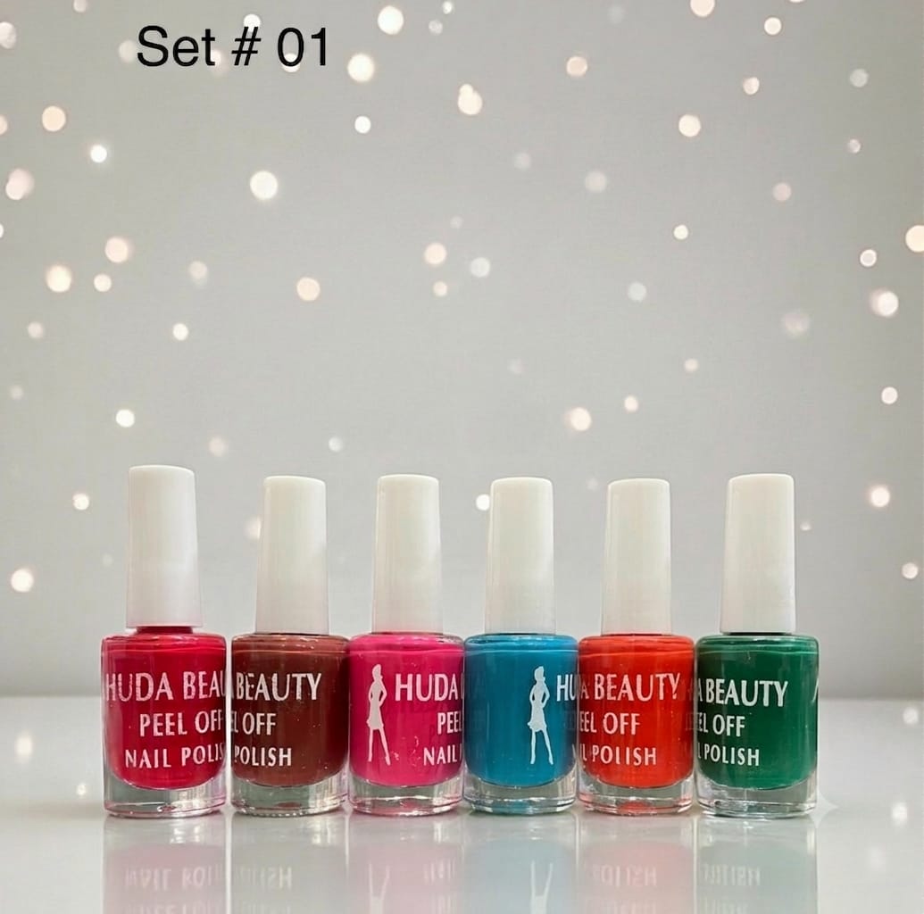 Huda Beauty Peel Off Nail Polish - 12 Colors Box