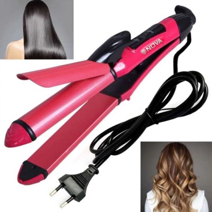 NOVA 2 in 1 Hair Straightener & Curler Review Salon Style at Home