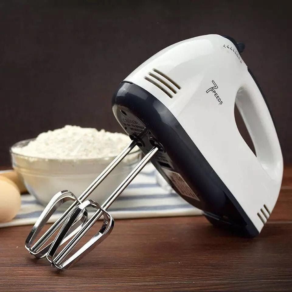 Electric Hand Mixer 7-Speed - Egg Beater For Cakes Cream