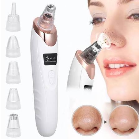 4-in-1 Electric Blackhead Remover- Pore Vacuum Suction Cleaner for Nose & Face