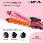 NOVA 2 in 1 Hair Straightener & Curler Review Salon Style at Home