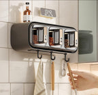 6 in 1 Wall Mounted Masala Box with spoon