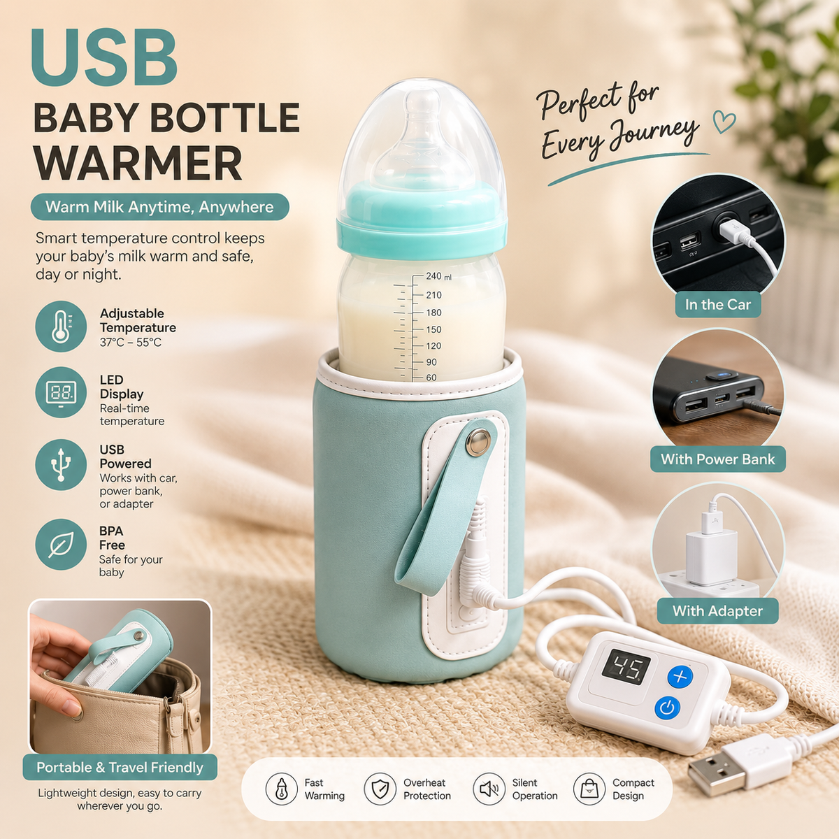 USB Baby Bottle Warmer