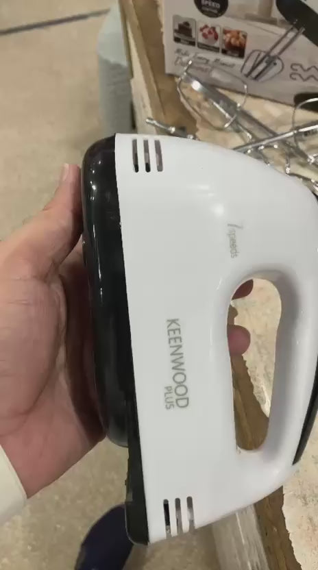 Electric Hand Mixer 7-Speed - Egg Beater For Cakes Cream
